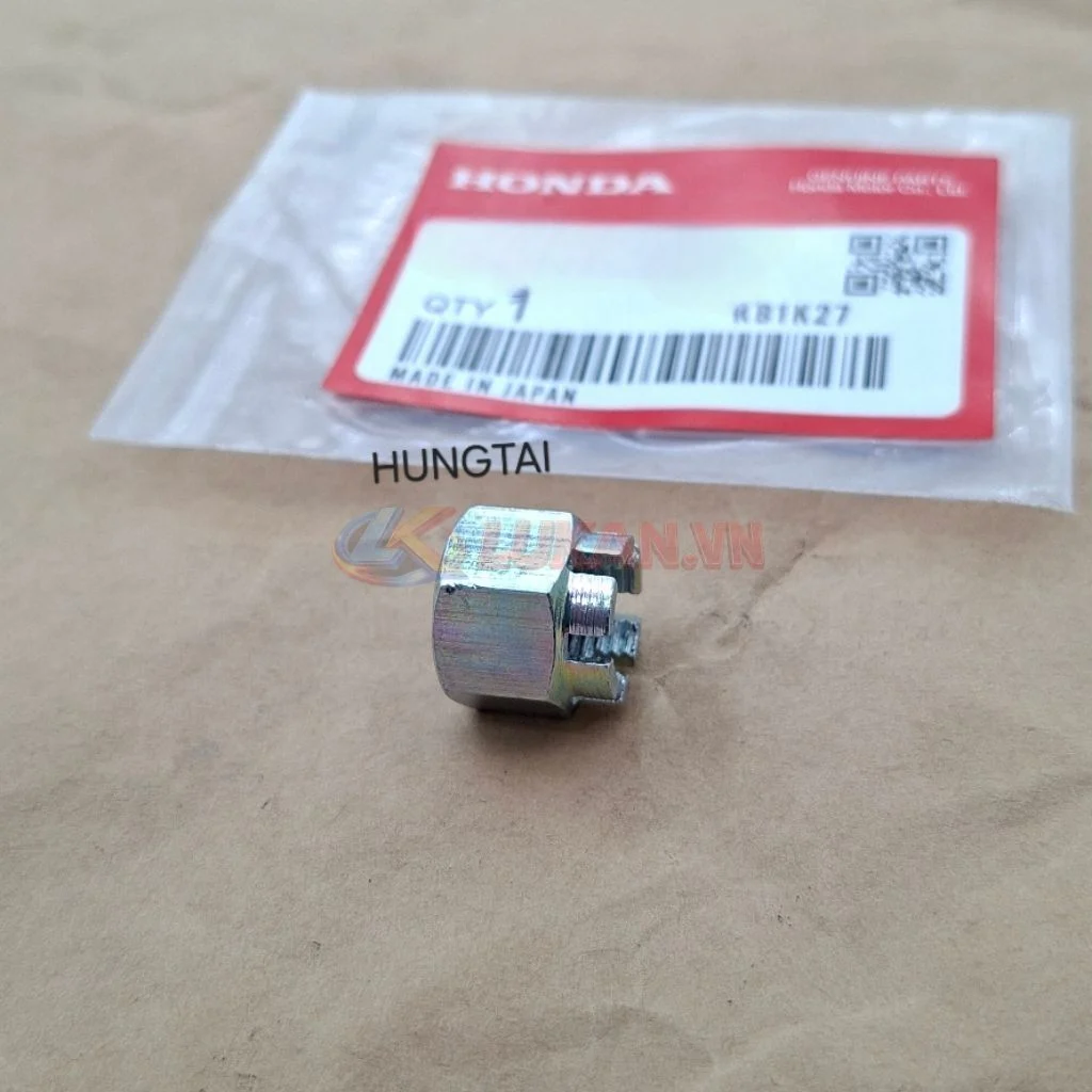 Ốc, tán đùm cốt bánh xe CUB.... 10mm khía rảnh cao - Ảnh 4
