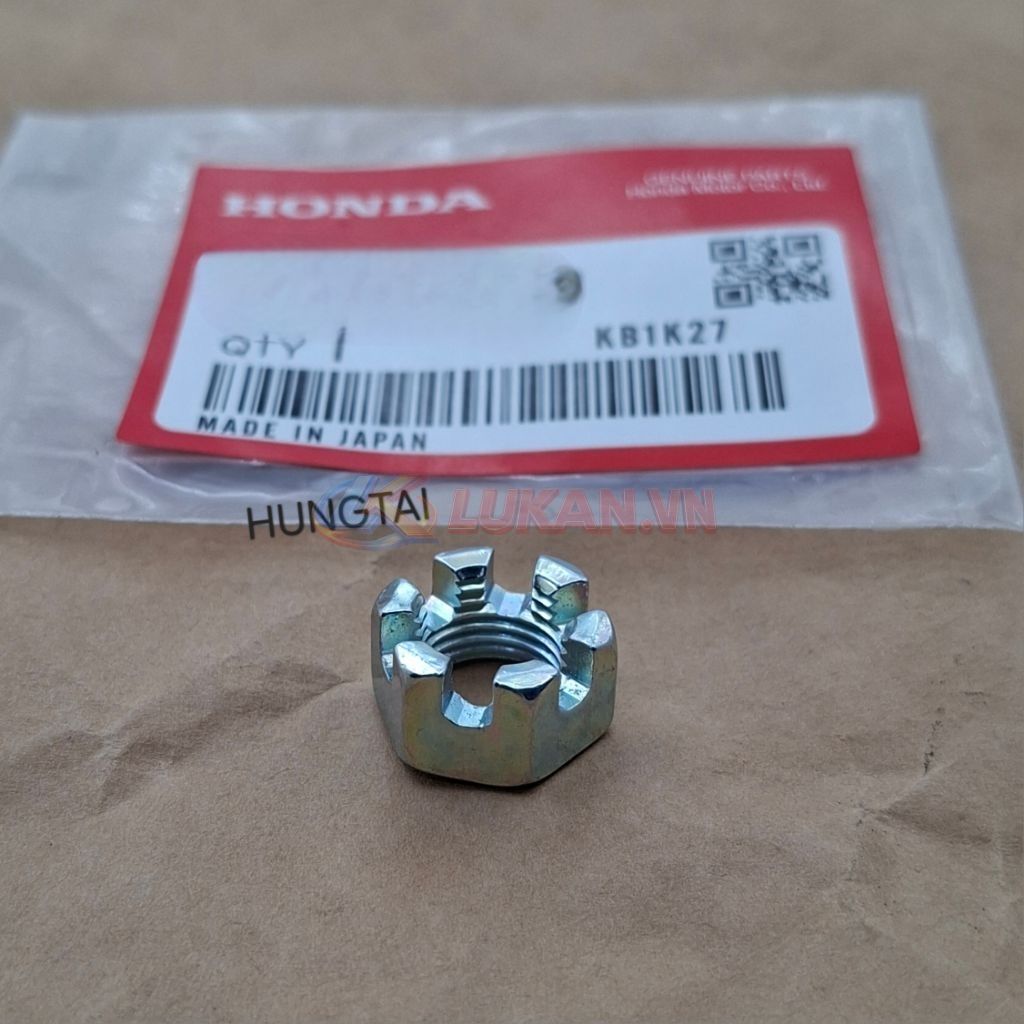 Ốc, tán đùm cốt bánh xe CUB... 10mm khía rảnh - Ảnh 4