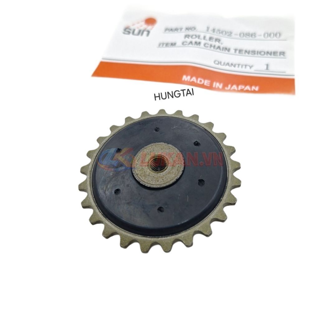 Bánh răng dẫn xích cam, nhông bơm nhớt Sun Japan xe DREAM, WAVE, CUB..... - Ảnh 3
