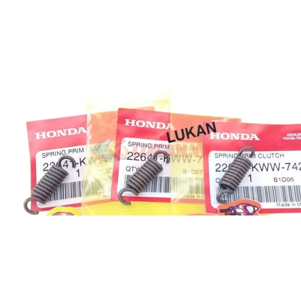 Lò xo bố ba càng chuông nồi côn ly hợp WAVE S110, RSX, ALPHA 110... zin 22641-KWW-742 - Ảnh 6
