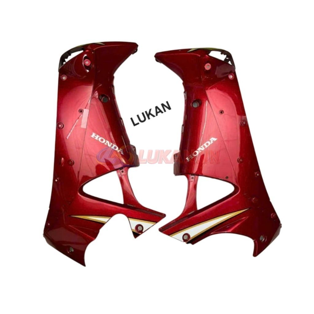 Cặp nhựa bửng cánh yếm trong xe FUTURE NEO 125 Đỏ zin Honda - Ảnh 4