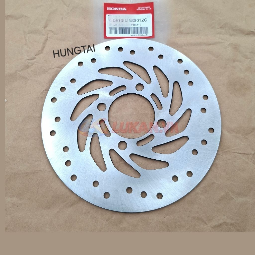 Đĩa thắng, phanh trước xe WAVE S110, RSX, BLADE, FUTURE 125.... zin