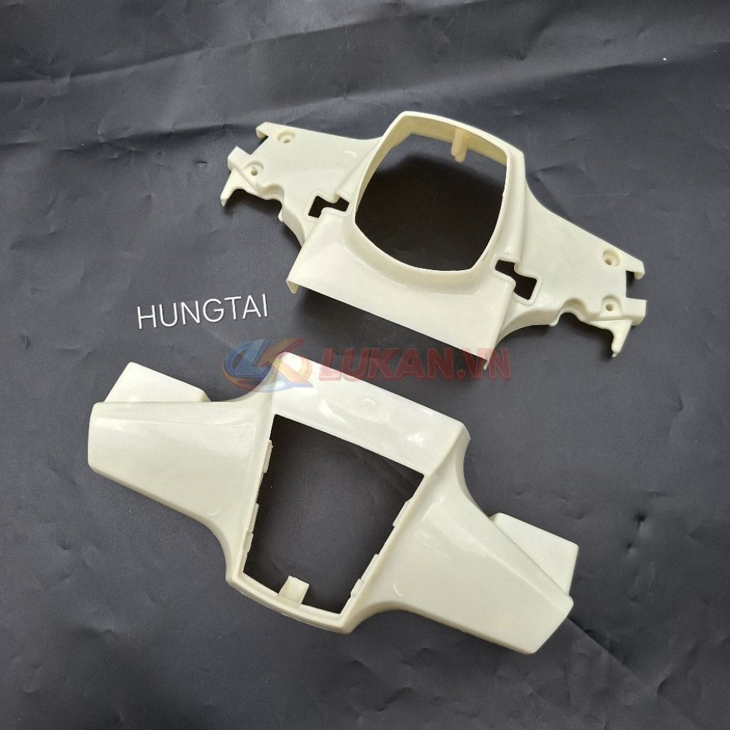 Bộ nhựa vỏ đầu đèn trước xe CUB 82... chưa sơn