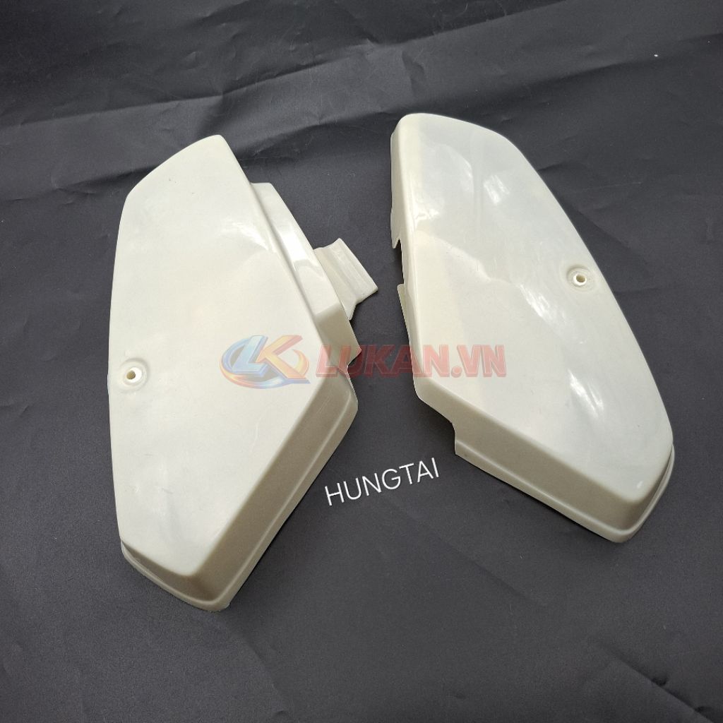 Cặp vỏ nhựa, ốp nắp cốp xe CUB 82... chưa sơn - Ảnh 3