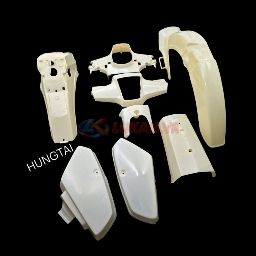 Bộ nhựa dàn áo, vỏ xe CUB 82... chưa sơn cao cấp - Ảnh 5
