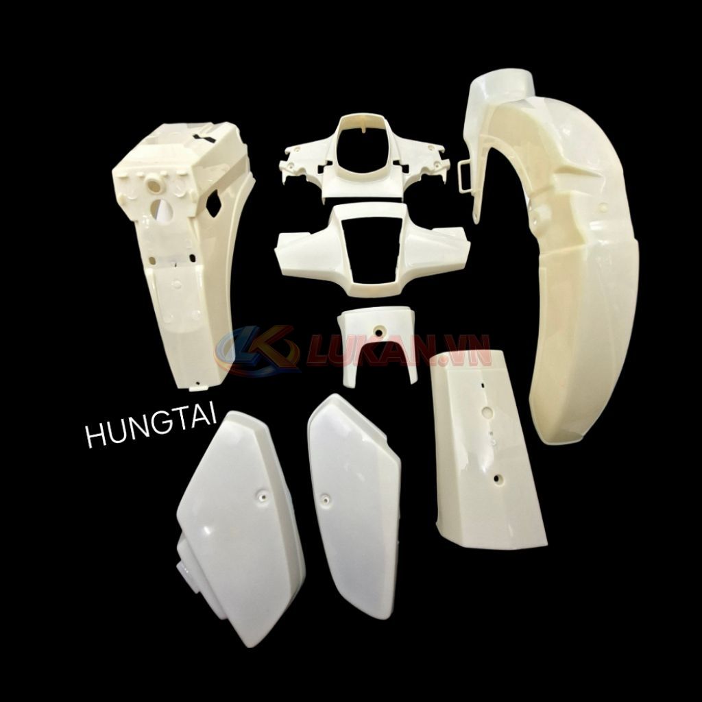 Bộ nhựa dàn áo, vỏ xe CUB 82... chưa sơn cao cấp - Ảnh 6