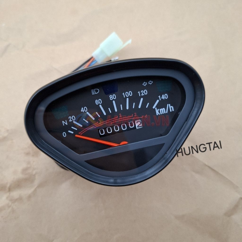 Cụm đồng hồ công tơ mét xe 67... đen mẫu đẹp - Ảnh 2