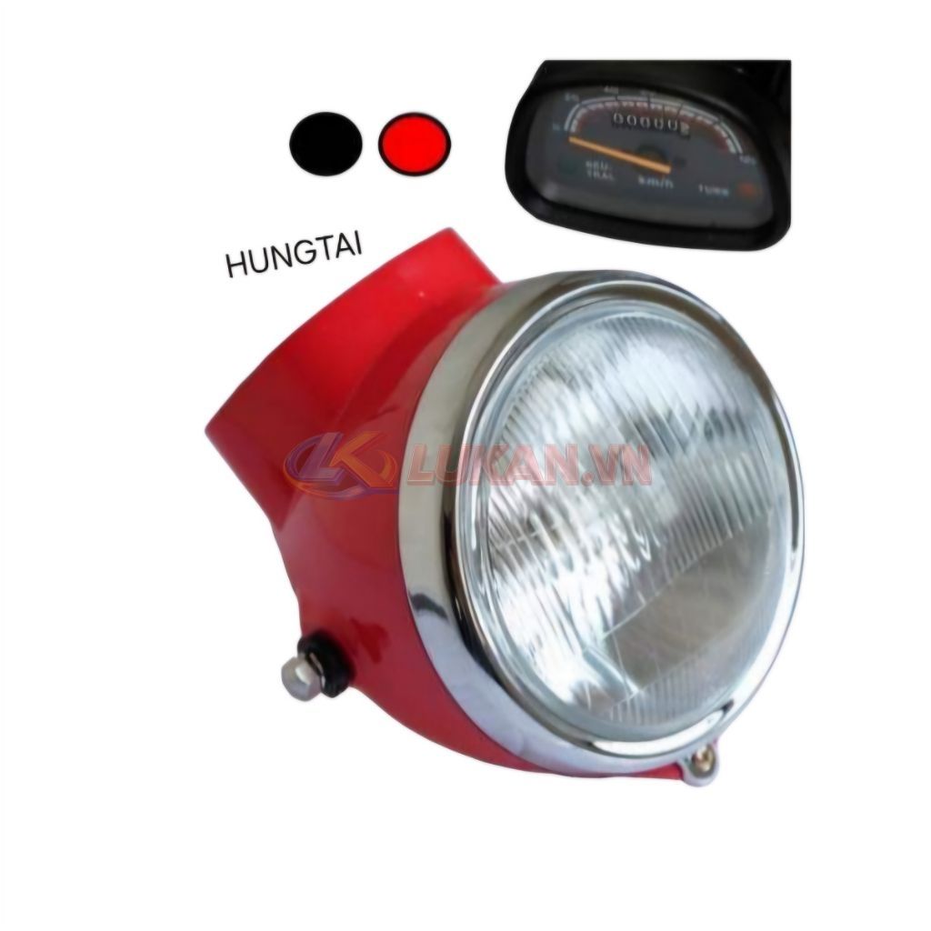 Pha chóa đèn trước, đầu xe CD..... Đỏ - Ảnh 2