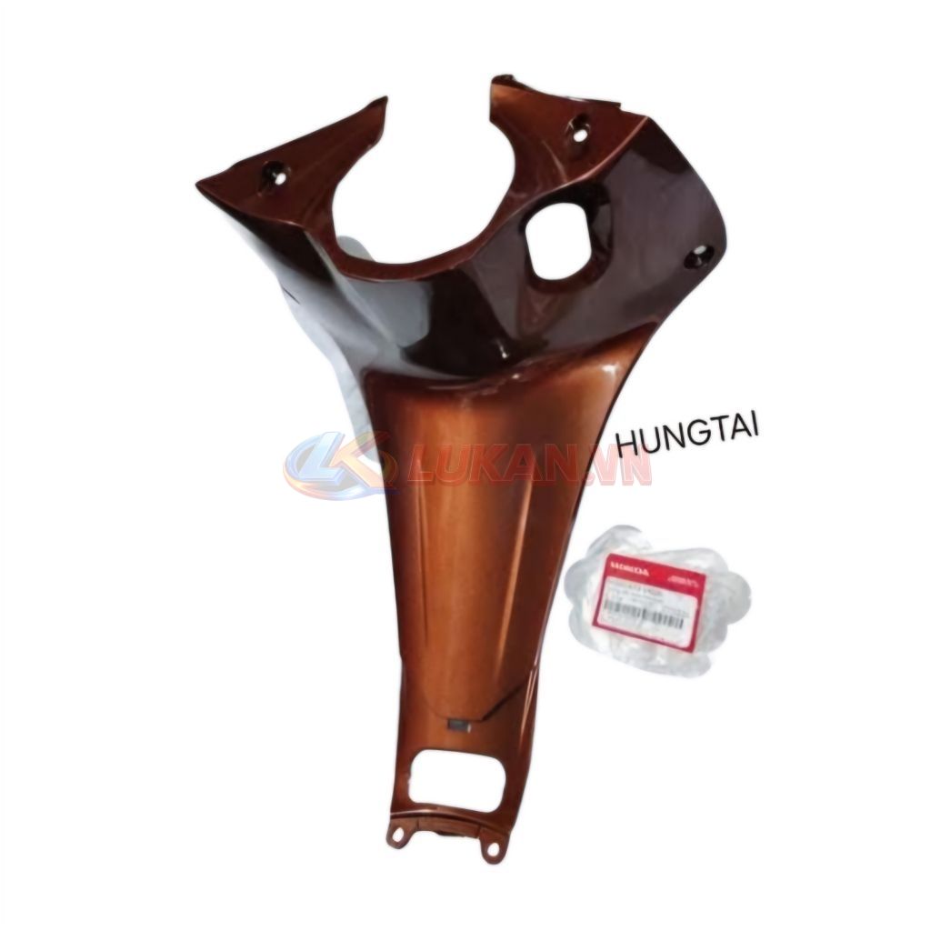 Nhựa ốp yếm khóa, lườn giữa FUTURE MẬP 125 Vàng đồng zin Honda - Ảnh 3