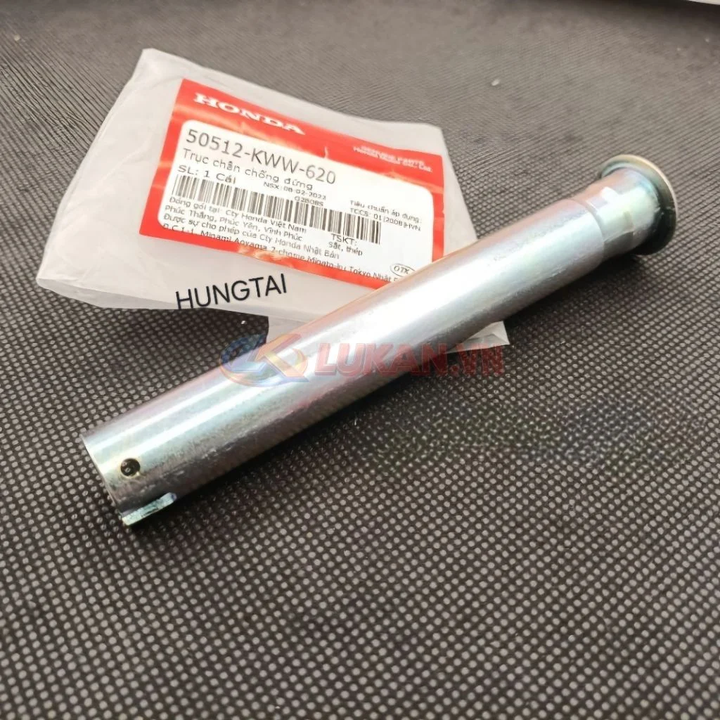 Trục cốt chân chống đứng, giữa xe FUTURE MẬP, LED 125... zin 50512-KWW-620 - Ảnh 2