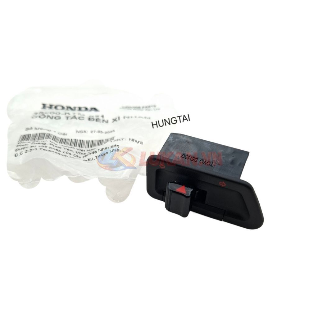 Nút công tắc đèn xi nhan FUTURE 1, NEO, WAVE 125... zin 35200-KTM-971 - Ảnh 4