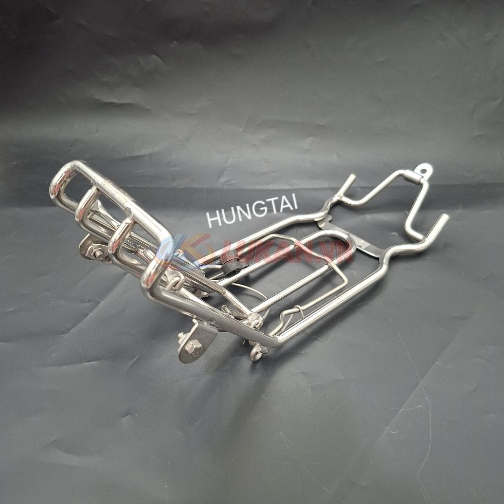 Baga inox treo, kẹp để đồ xe FUTURE 2, WAVE 125... 10 ly - Ảnh 6