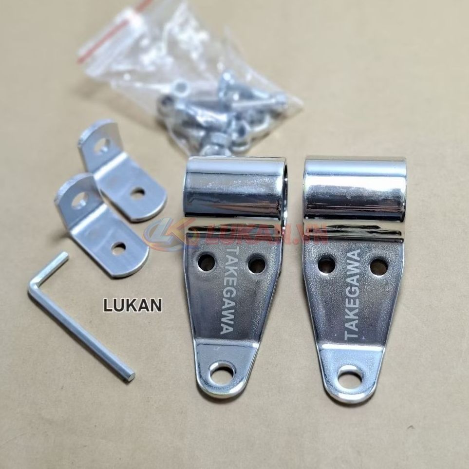 Bộ pass tai thỏ pha chóa đèn trước xe CD, CL, 67.... trắng - Ảnh 2