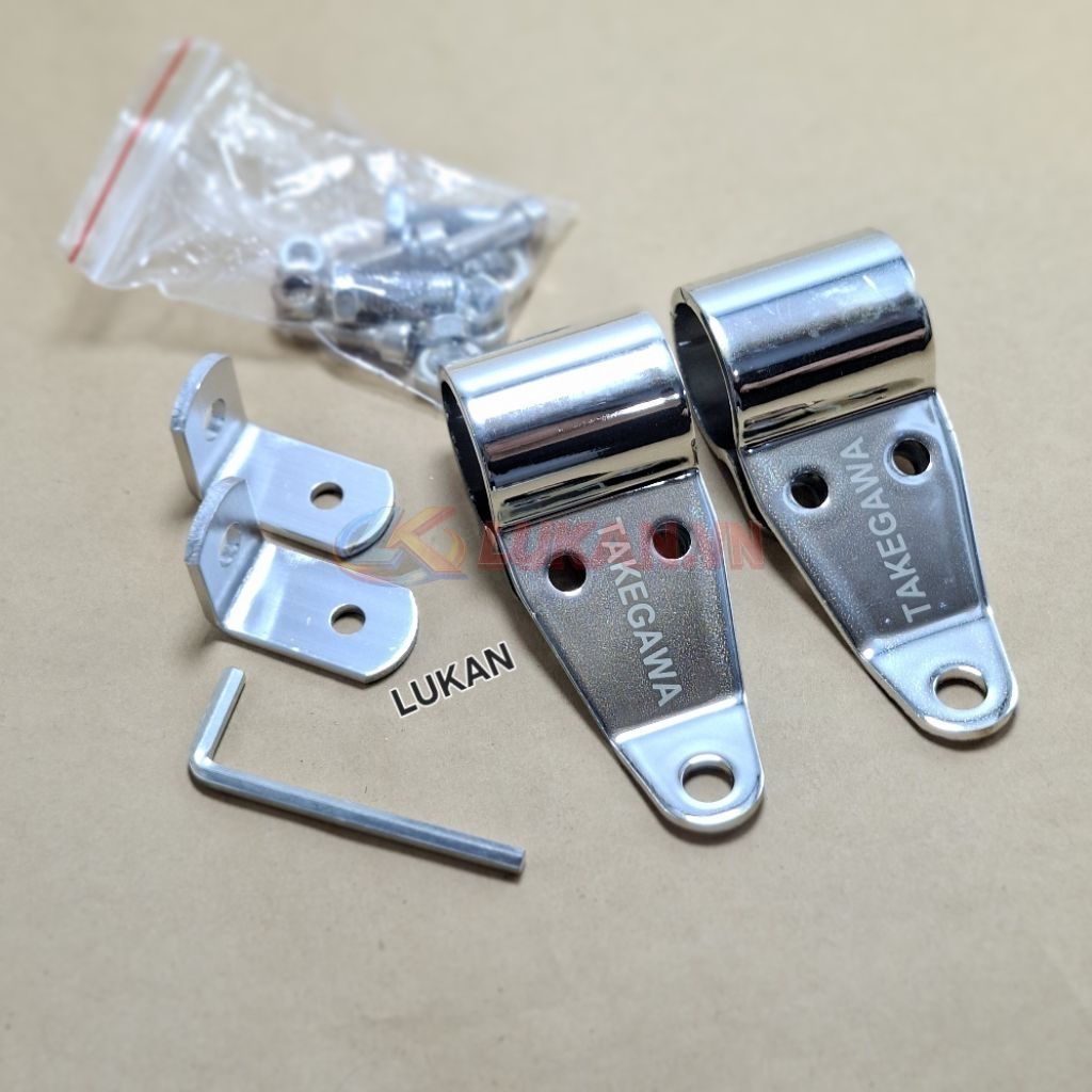 Bộ pass tai thỏ pha chóa đèn trước xe CD, CL, 67.... trắng - Ảnh 3