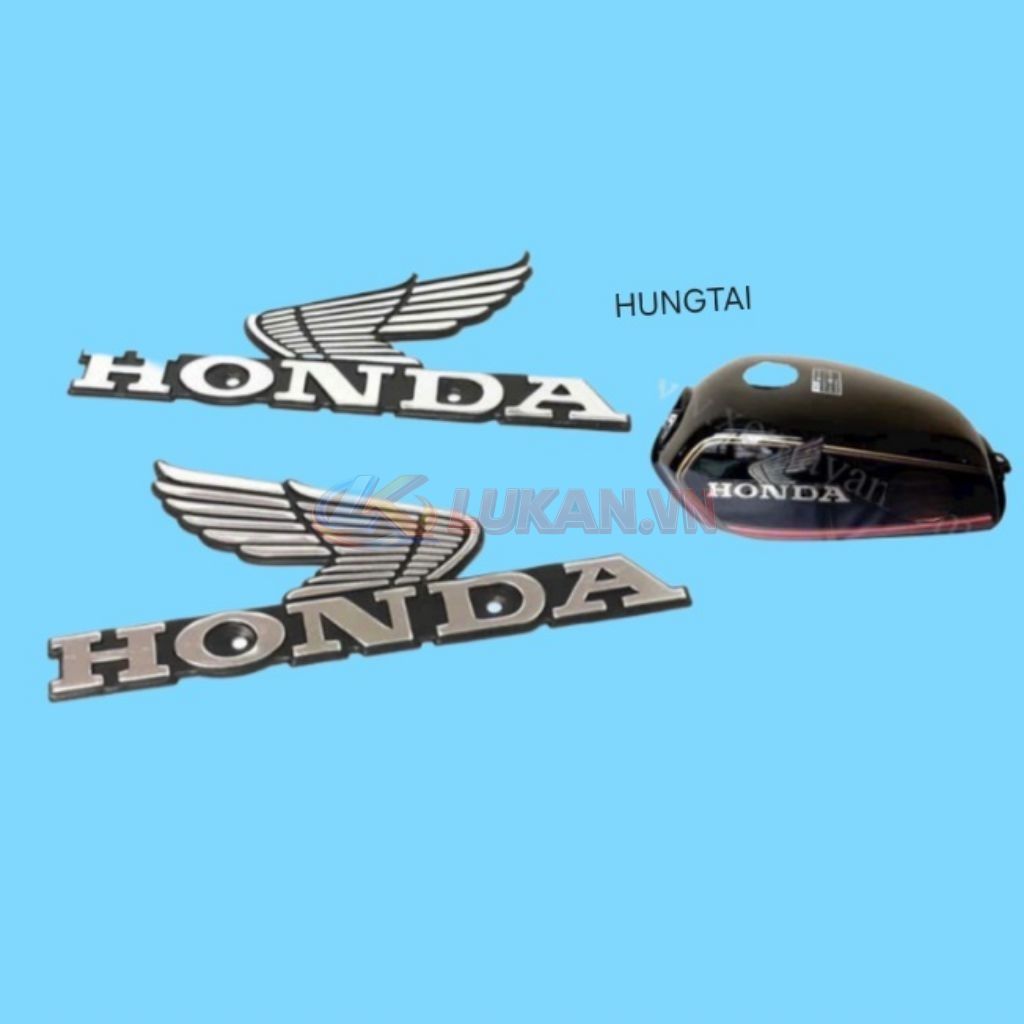 Tem logo Honda cánh chim TX thùng bình xăng xe CD 50, 70...