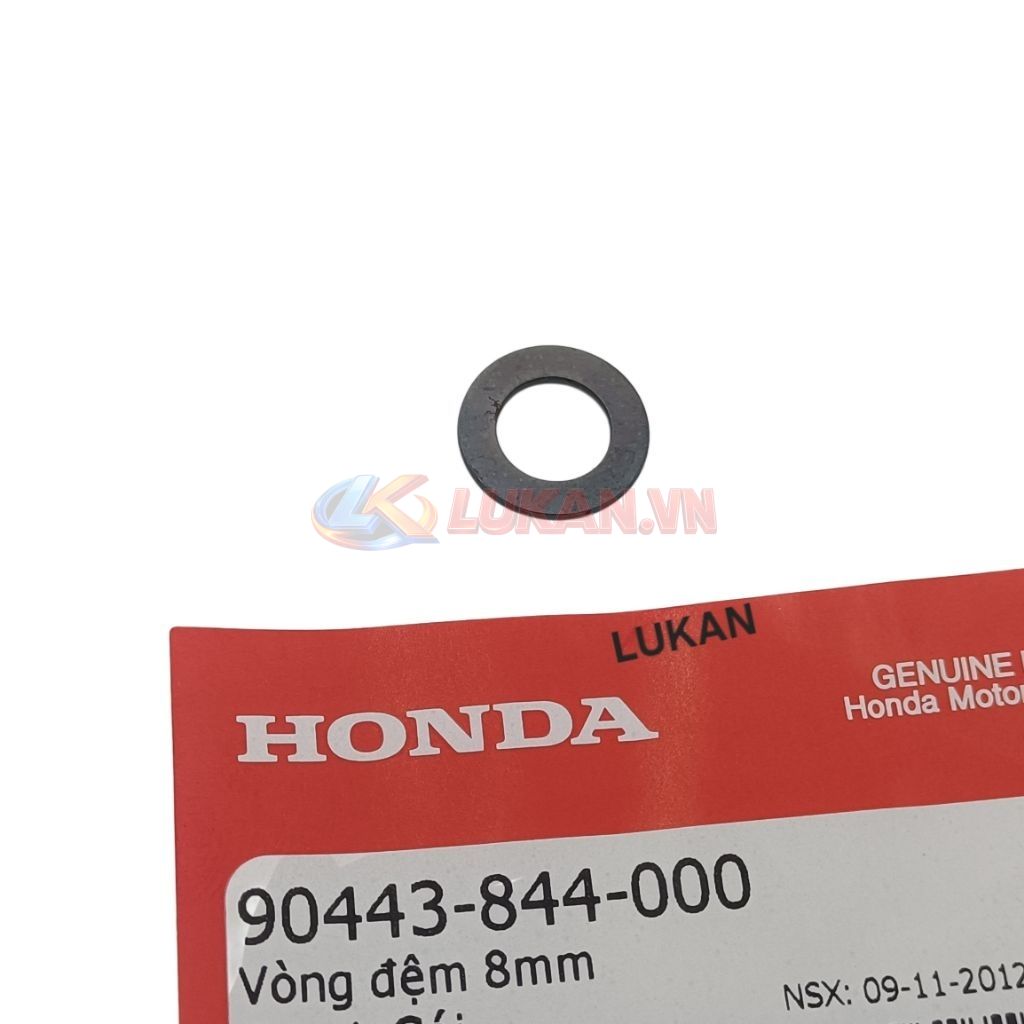 Đệm phẳng, lông đền 8mm xe DREAM, WAVE, FUTURE.... zin 90443-844-000