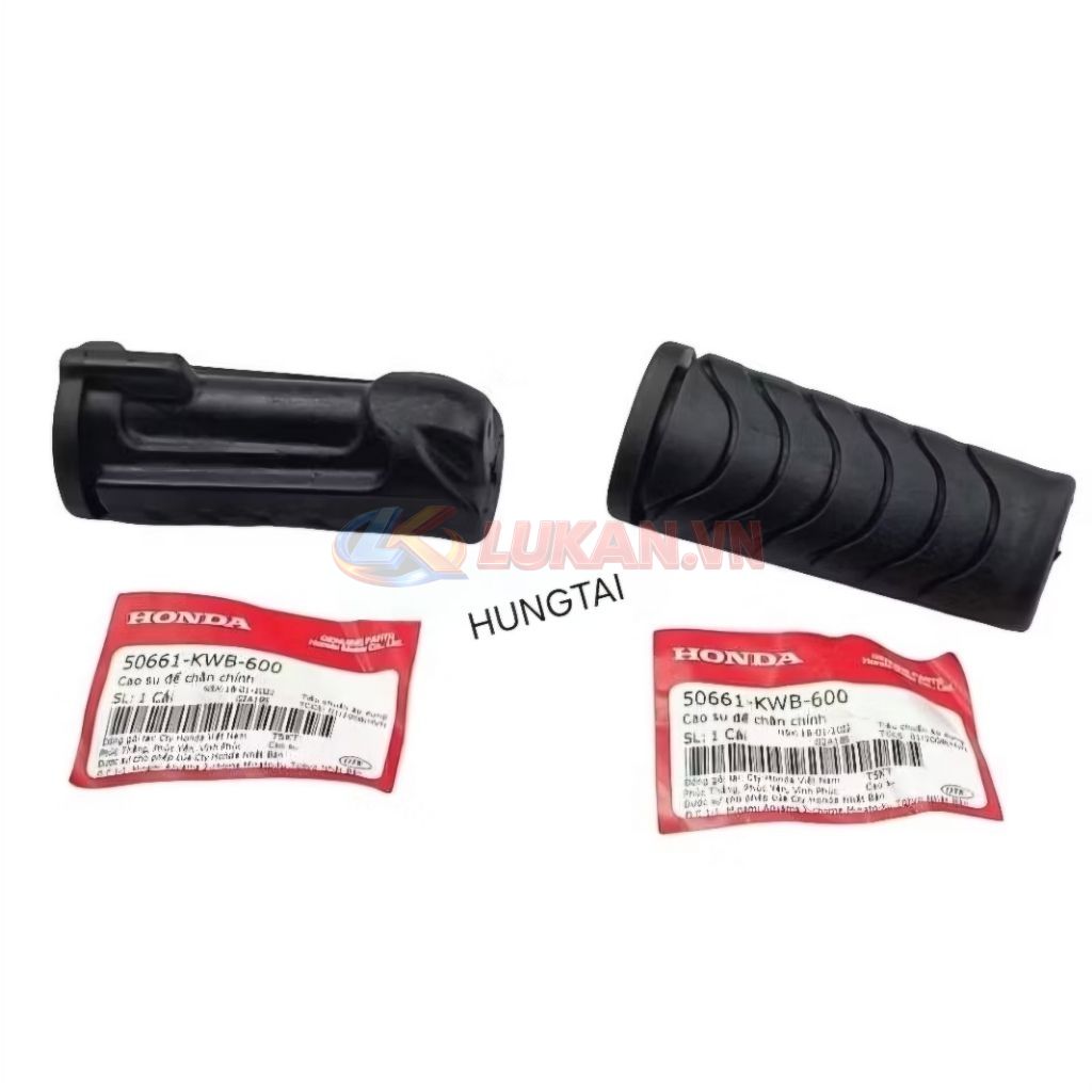 Cặp cao su gác chân giữa FUTURE MẬP, LED, WAVE 125... zin 50661-KWB-600 - Ảnh 3