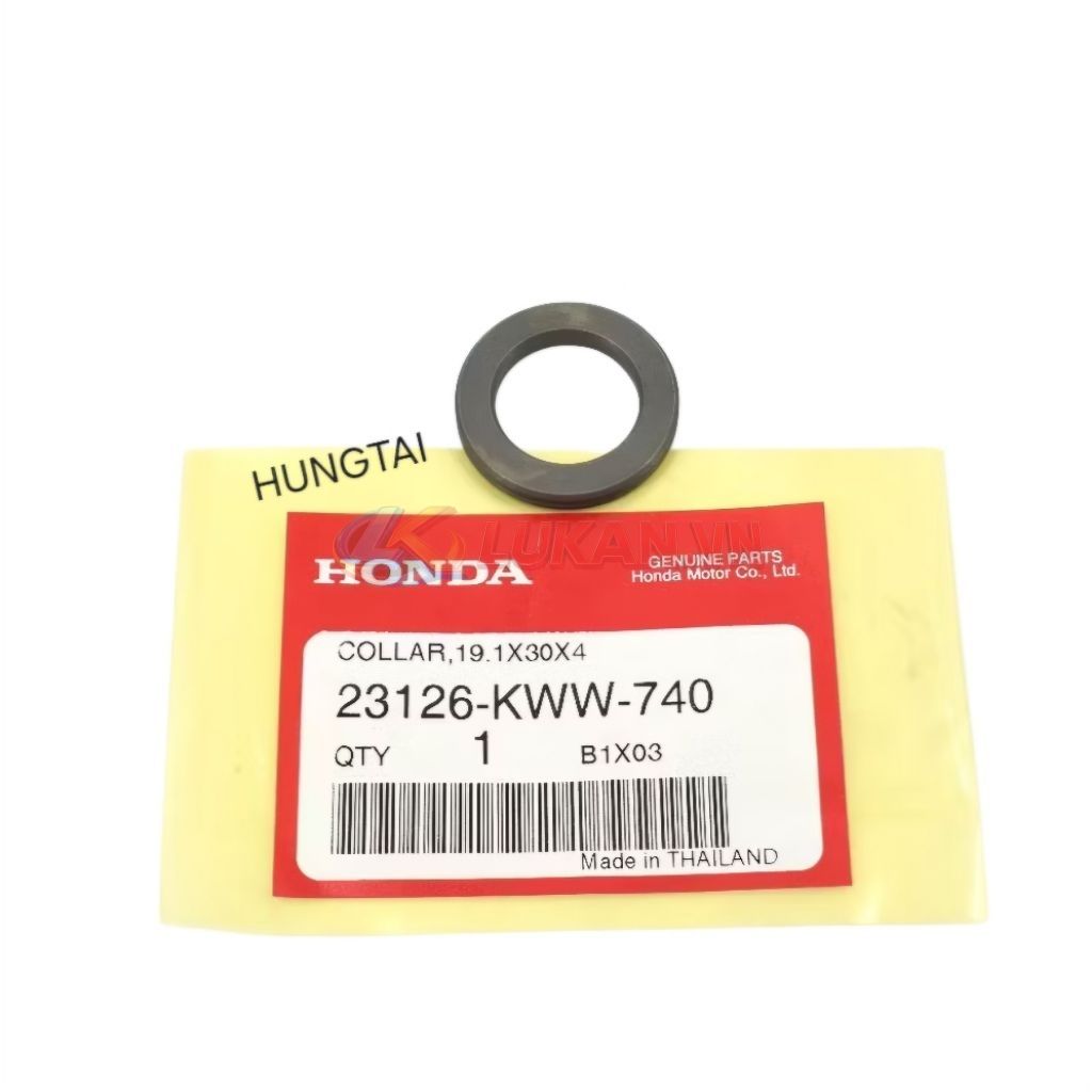 Đệm phẳng, lông đền chuông nồi côn ly hợp WAVE S110, RSX, BLADE, A110.... 19,1x30x4 zin 23126-KWW-740 - Ảnh 4