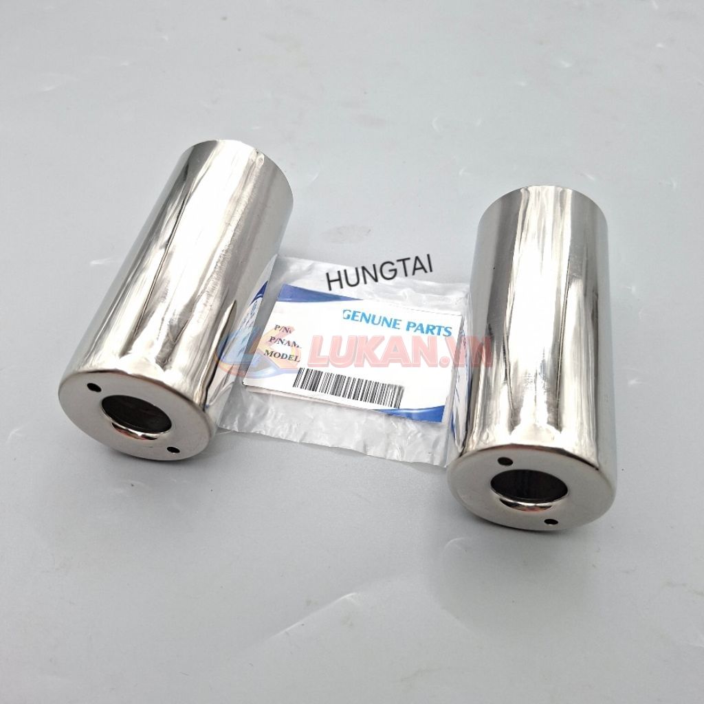 Cặp võ phuộc, giảm sóc sau trắng inox xe FUTURE 1 đời đầu