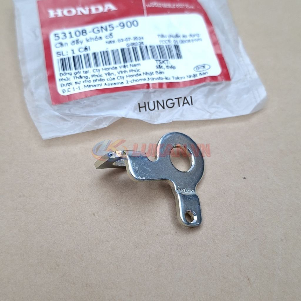 Cần đẩy chốt khóa cổ xe DREAM zin Honda 53108-GN5-900 - Ảnh 3