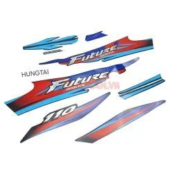 Bộ tem dán xe FUTURE 1 đời đầu xanh mực