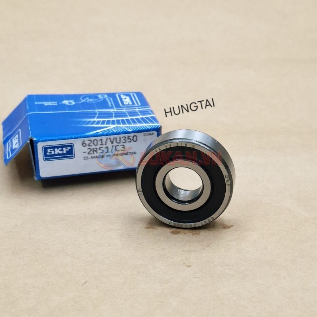 Vòng bi, bạc đạn SKF đùm bánh mâm xe WAVE, FUTURE, WINNER... 6201 zin - Ảnh 3