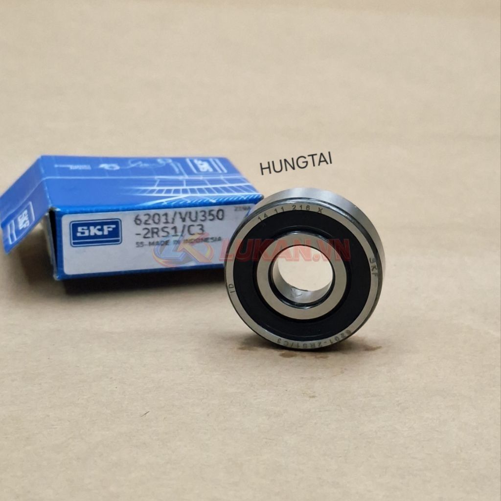 Vòng bi, bạc đạn SKF đùm bánh mâm xe WAVE, FUTURE, WINNER... 6201 zin - Ảnh 4