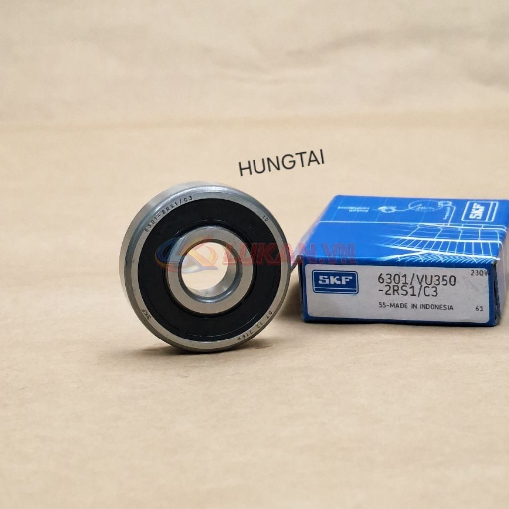 Vòng bi, bạc đạn SKF đùm bánh mâm DREAM, WAVE, FUTURE, WINNER.... 6301 zin - Ảnh 3