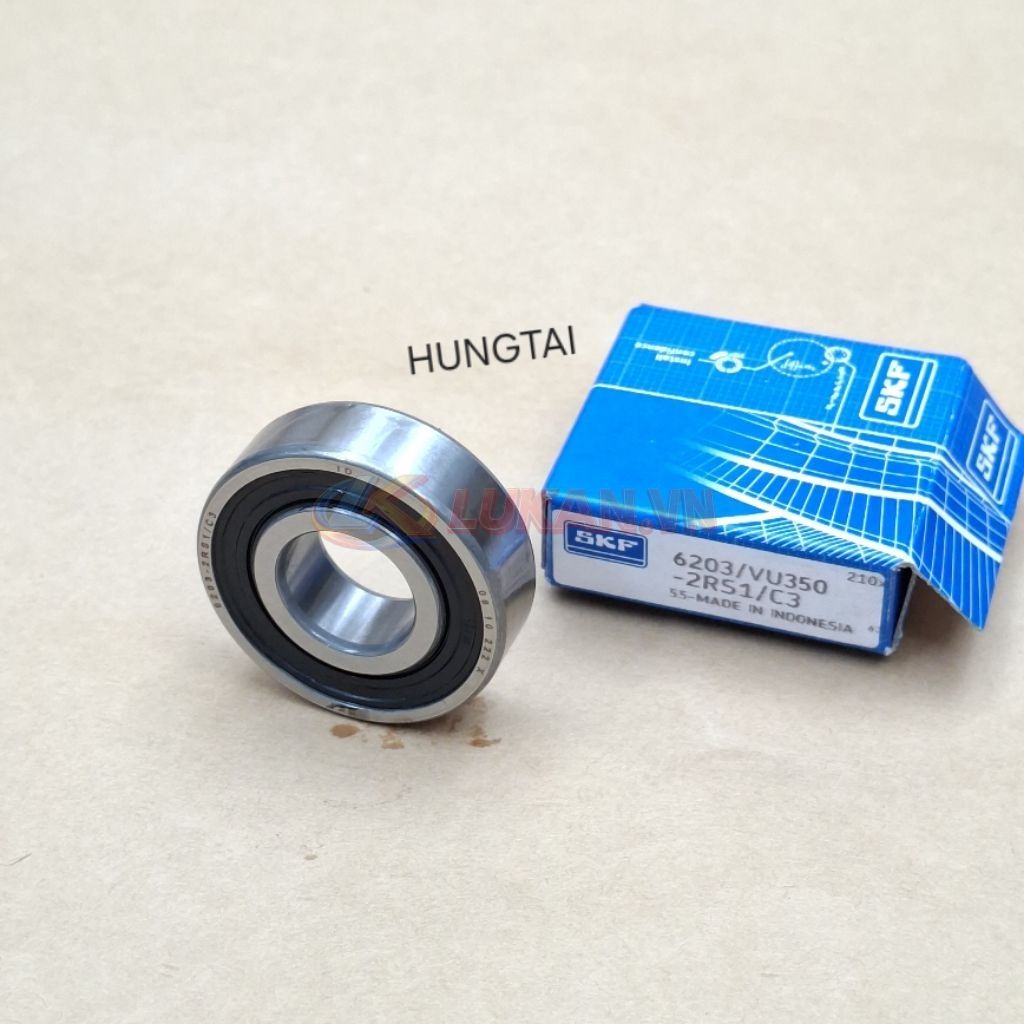 Vòng bi, bạc đạn SKF cùi dĩa nhông tải DREAM, WAVE, FUTURE, CUB.... 6203 zin - Ảnh 4