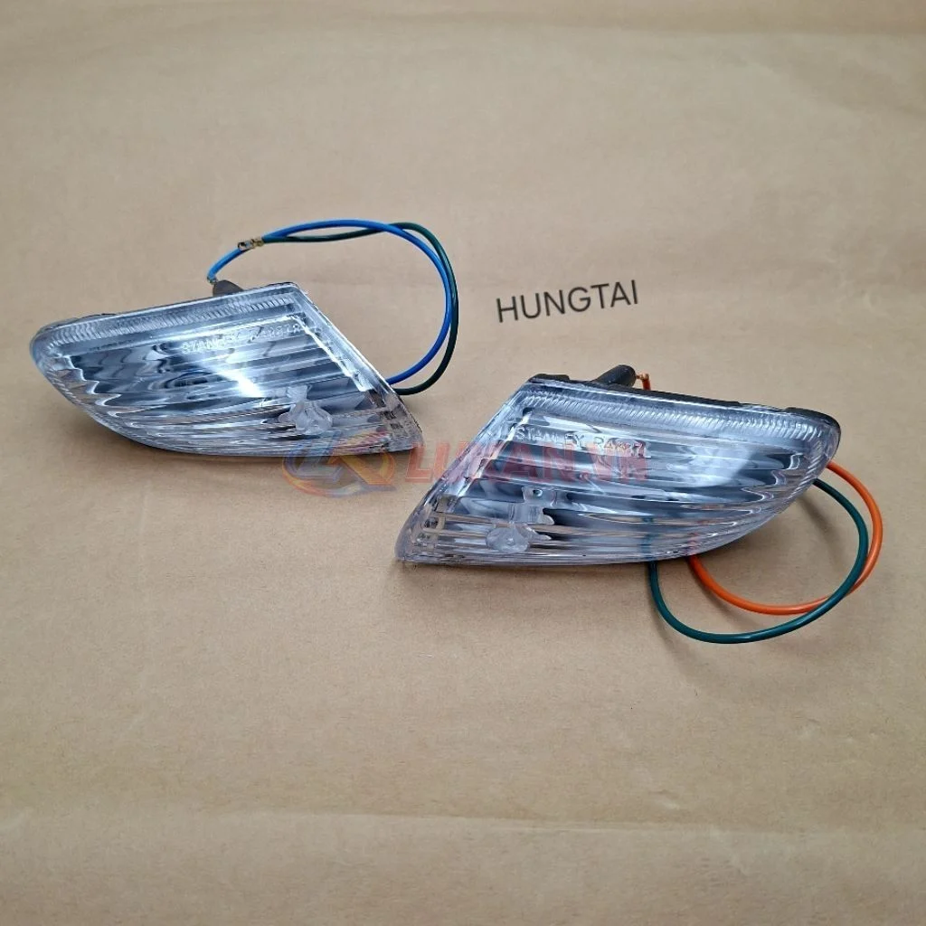 Cặp đèn xi nhan trước xe WAVE Thái trắng trong suốt - Ảnh 4