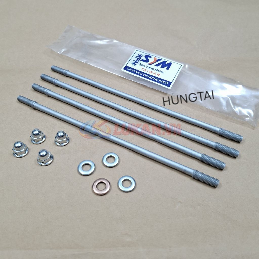Bộ 4 cây bù rong zin SYM, đủa đầu Super DREAM, WAVE ALPHA 100... lòng dài 72mm - Ảnh 3