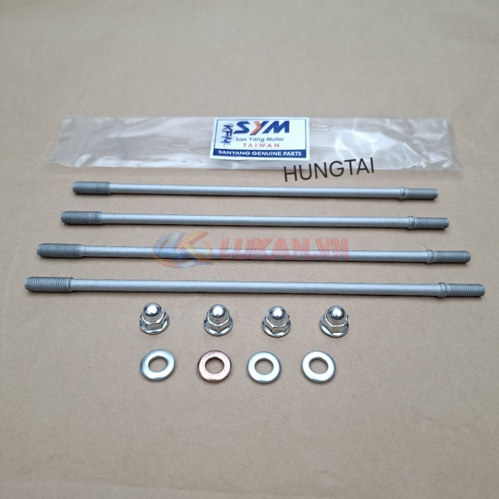Bộ 4 cây bù rong zin SYM, đủa đầu Super DREAM, WAVE ALPHA 100... lòng dài 72mm - Ảnh 4