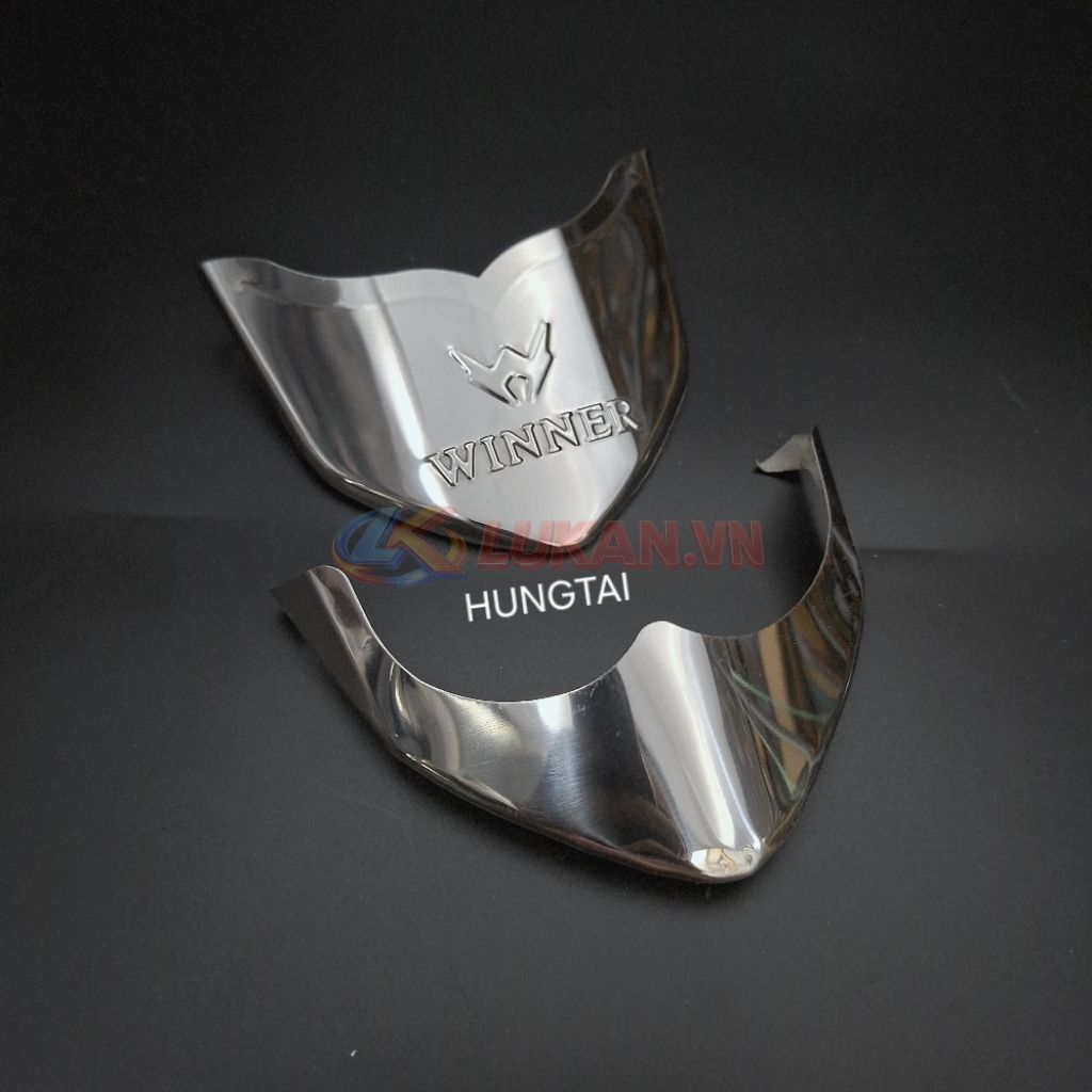 Cặp mũi dè đuôi trắng inox xe WINNER 150.... chắn bùn - Ảnh 2