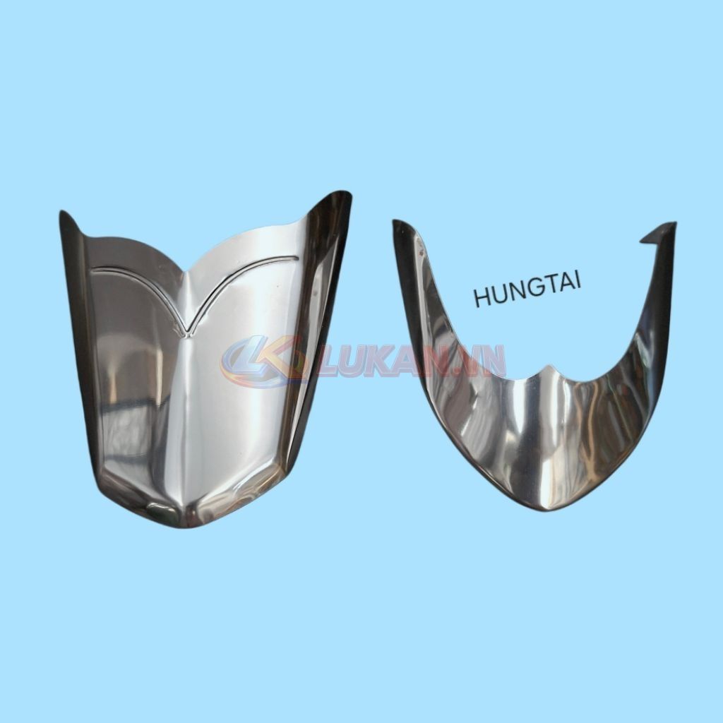 Cặp mũi dè đuôi, chắn bùn trước sau inox xe WAVE BLADE 110.... - Ảnh 2