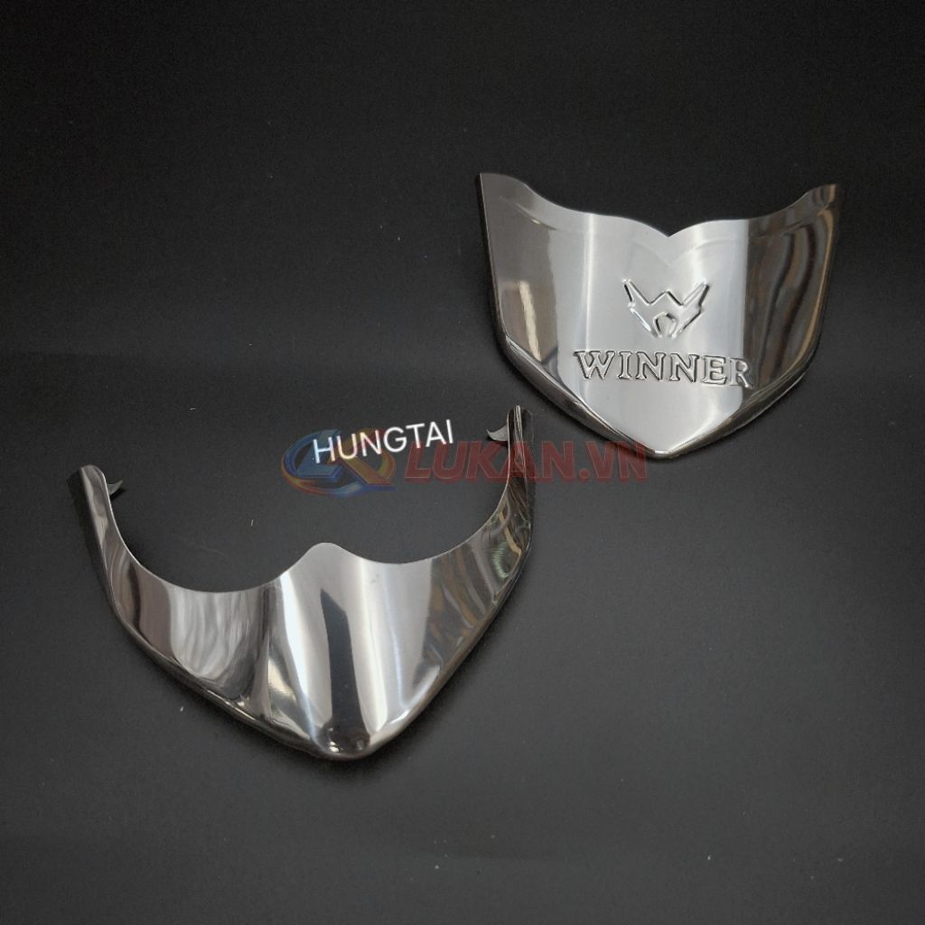 Cặp mũi dè đuôi trắng inox xe WINNER 150.... chắn bùn - Ảnh 4