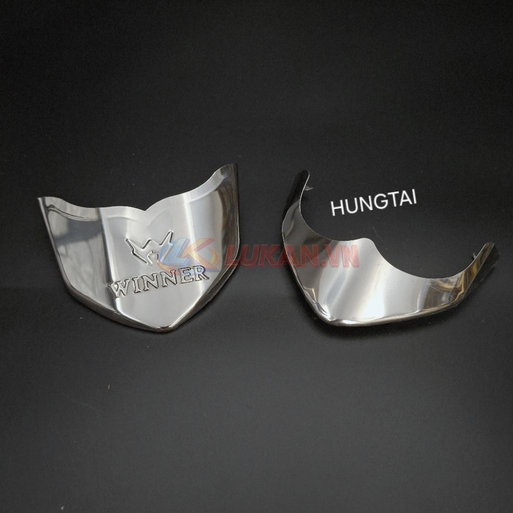 Cặp mũi dè đuôi trắng inox xe WINNER 150.... chắn bùn - Ảnh 3