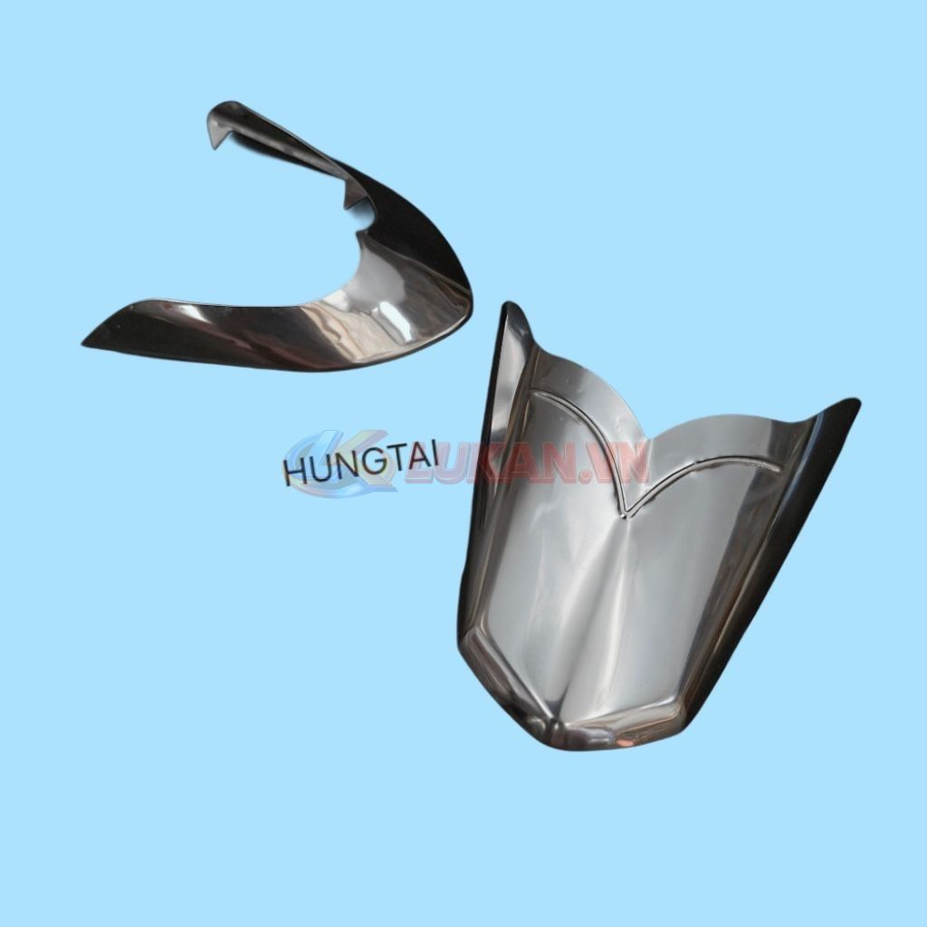 Cặp mũi dè đuôi, chắn bùn trước sau inox xe WAVE BLADE 110.... - Ảnh 3