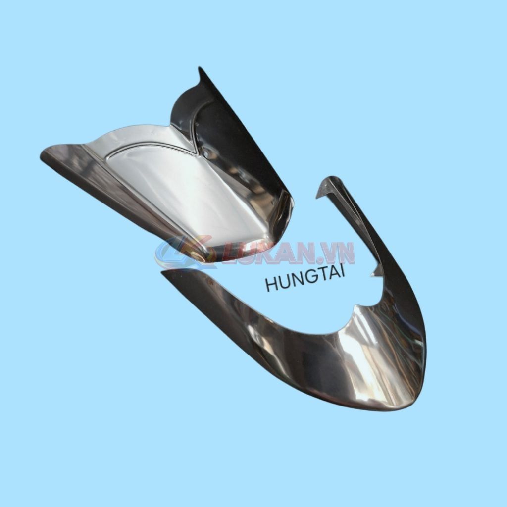Cặp mũi dè đuôi, chắn bùn trước sau inox xe WAVE BLADE 110.... - Ảnh 4
