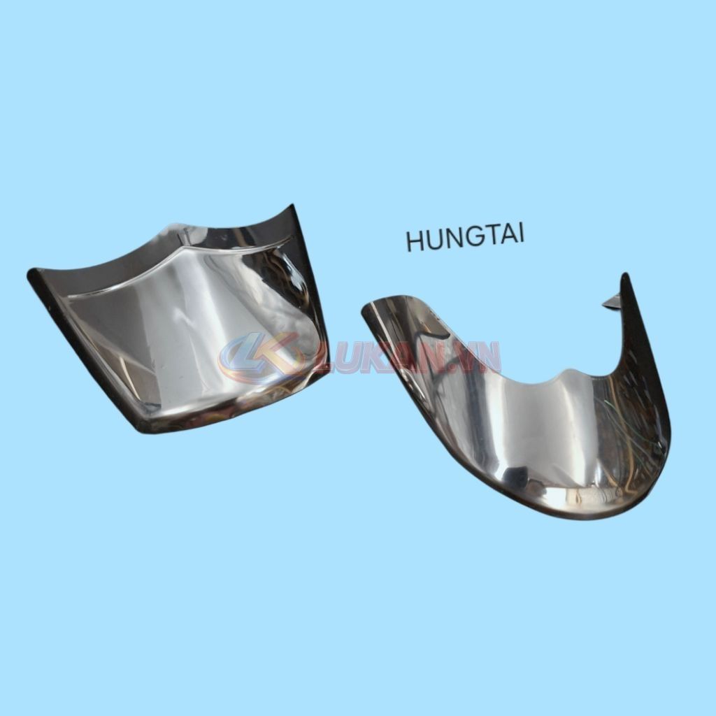 Cặp mũi dè, đuôi chắn bùn trước sau inox WAVE A, ALPHA 110 2017-2025.... - Ảnh 4