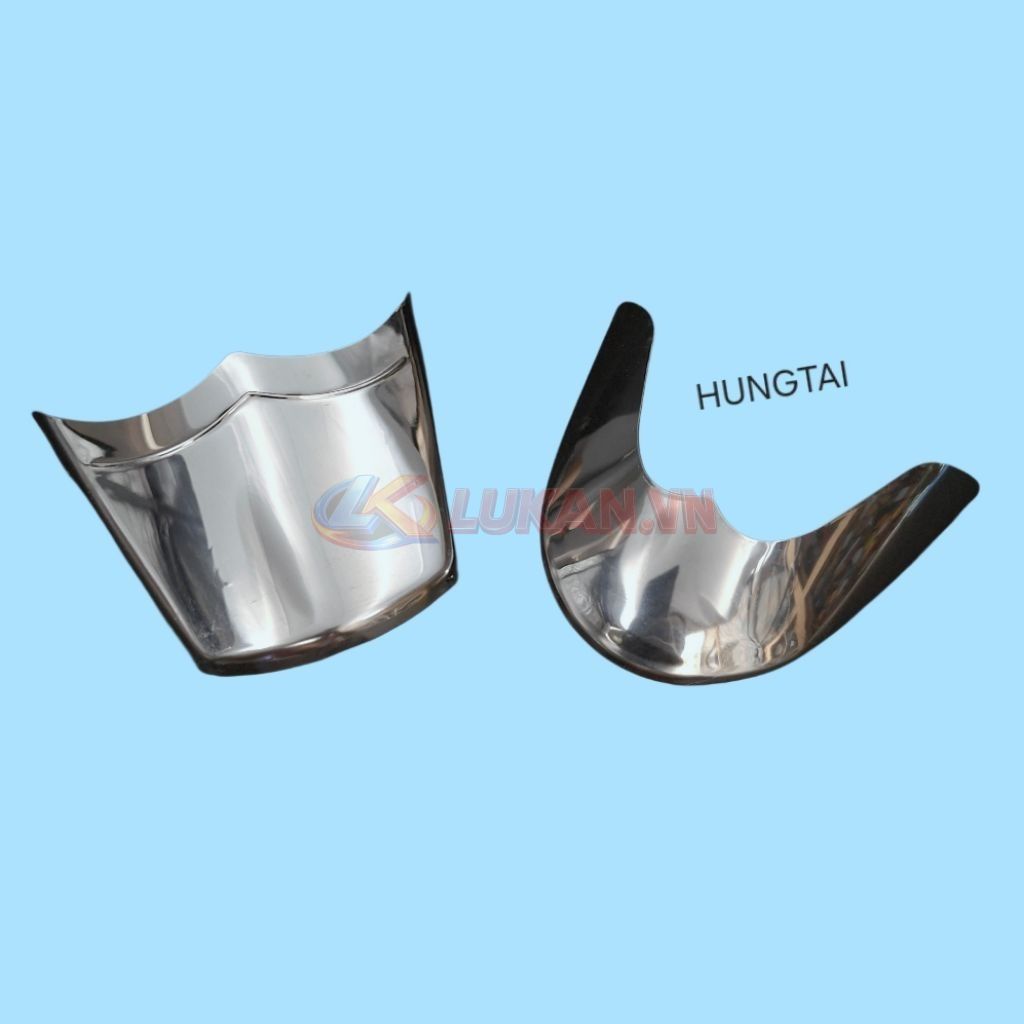 Cặp mũi dè, đuôi chắn bùn trước sau inox WAVE A, ALPHA 110 2017-2025.... - Ảnh 2