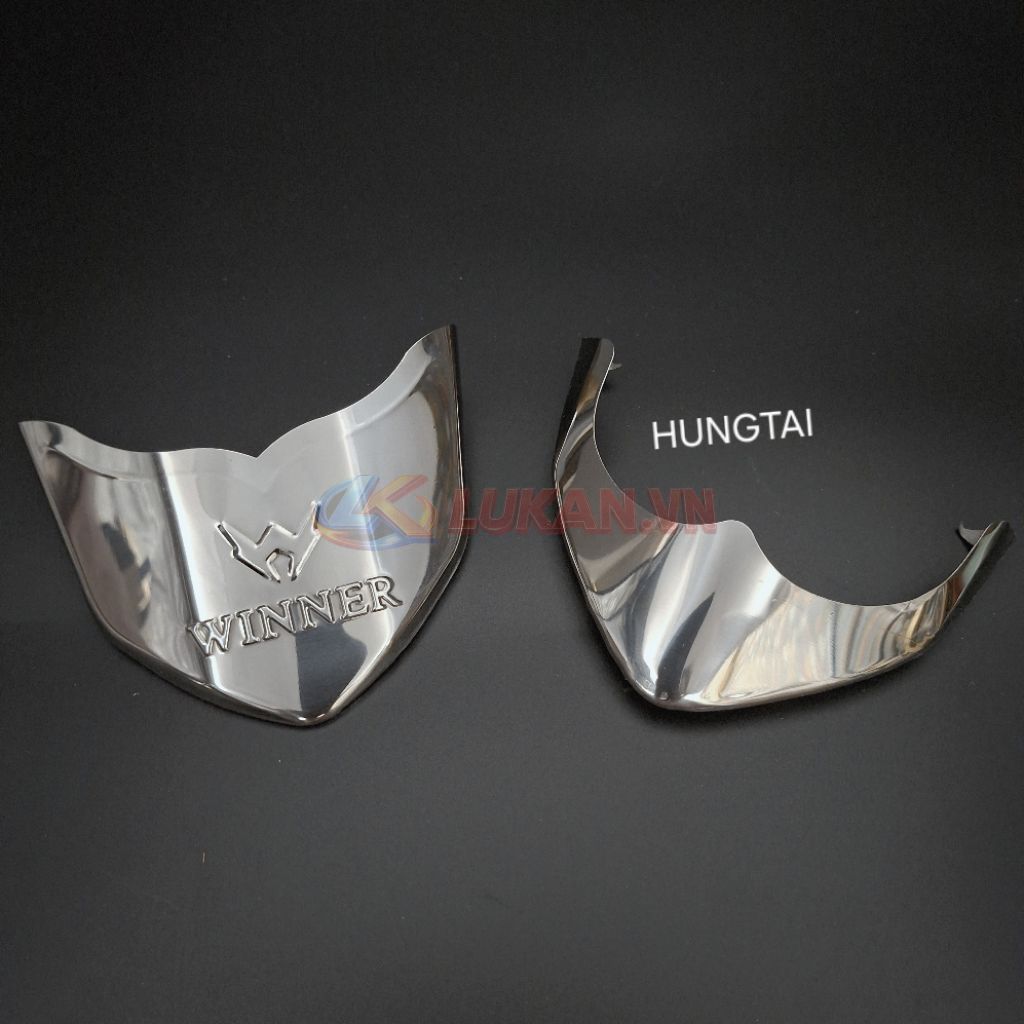 Cặp mũi dè đuôi trắng inox xe WINNER 150.... chắn bùn