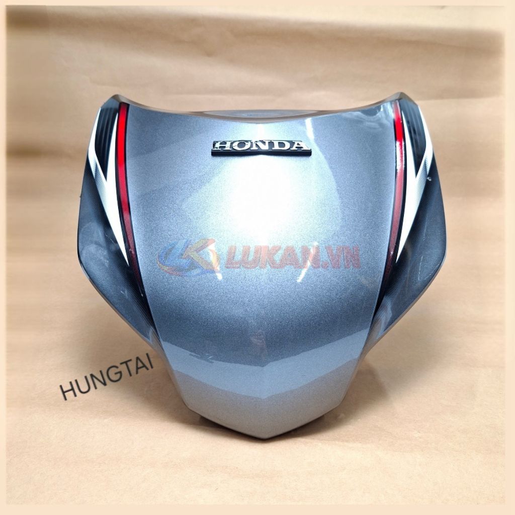 Nhựa mặt nạ trước xe FUTURE MẬP 125 Xám zin Honda - Ảnh 2