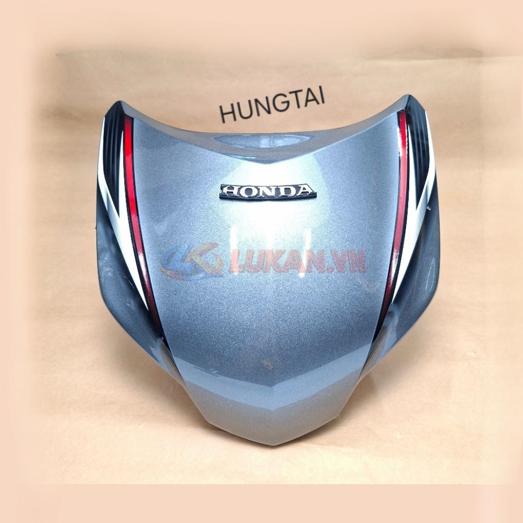 Nhựa mặt nạ trước xe FUTURE MẬP 125 Xám zin Honda - Ảnh 3