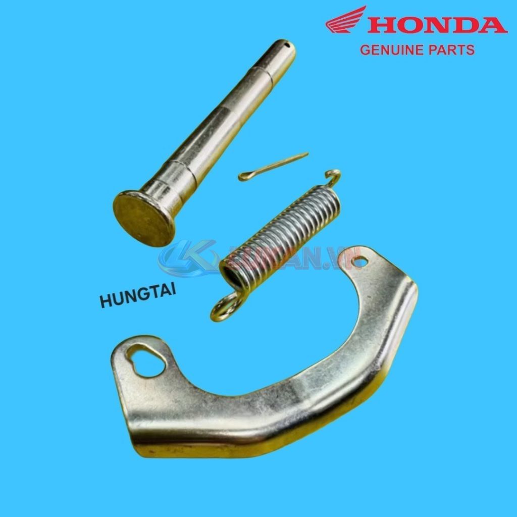 Bộ 4 móc lò xo, cốt chân chống đứng WAVE Thái, ALPHA, ZX, FUTURE 1... zin - Ảnh 4