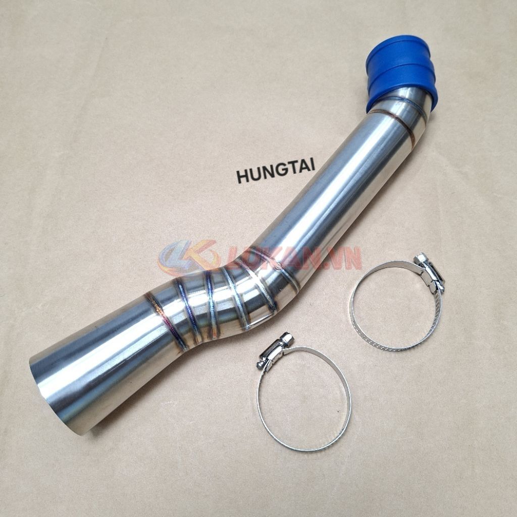 Ống co pô e, mũi heo cổ hút gió inox xe FUTURE LED, WAVE 125.... - Ảnh 3