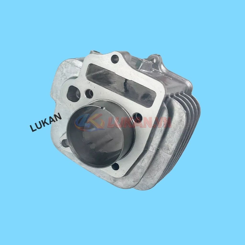 Lòng nhôm, hơi xi lanh Super DREAM, WAVE ALPHA... trái 50, 52, 54, 56mm, dài 72mm luôn piston bạc - Ảnh 8