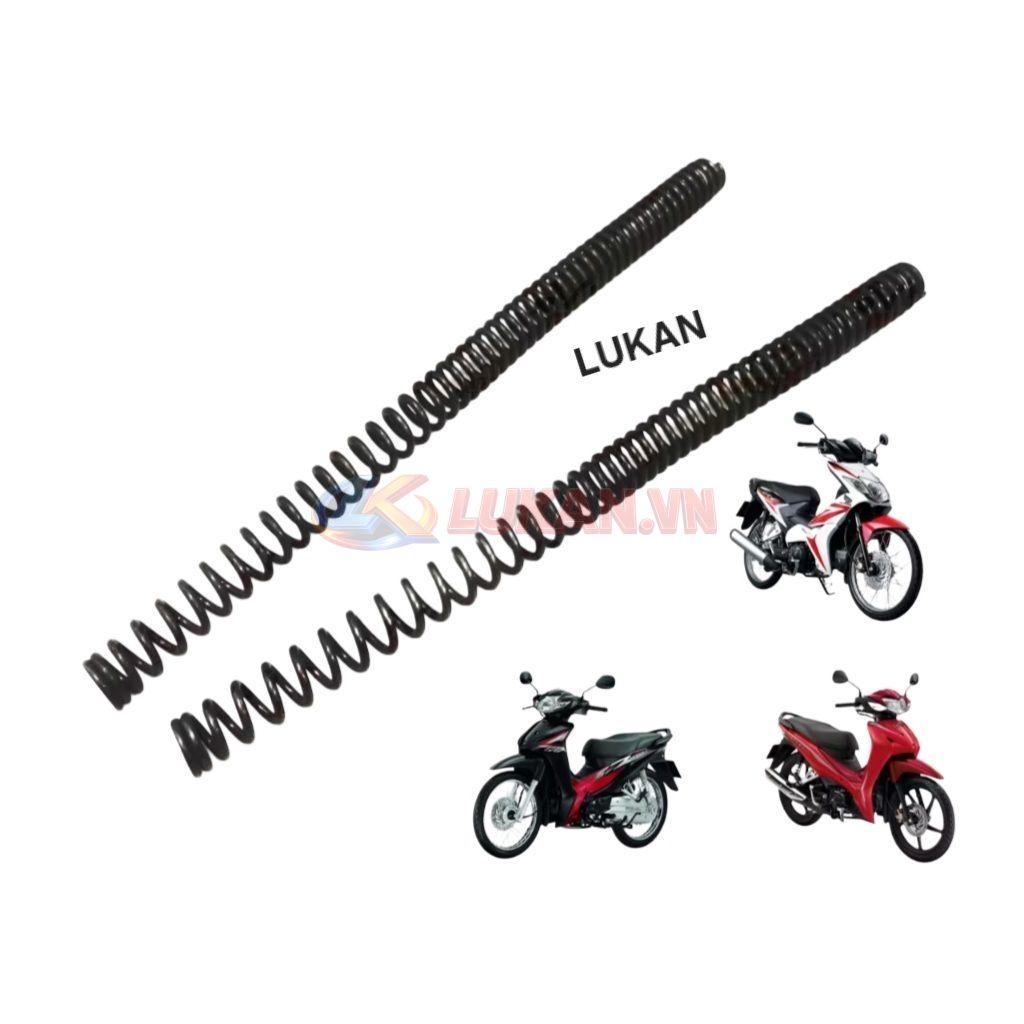 Cặp lò xo ti phuộc nhún, giảm sóc trước WAVE S110, RSX, BLADE, A110.... zin - Ảnh 2