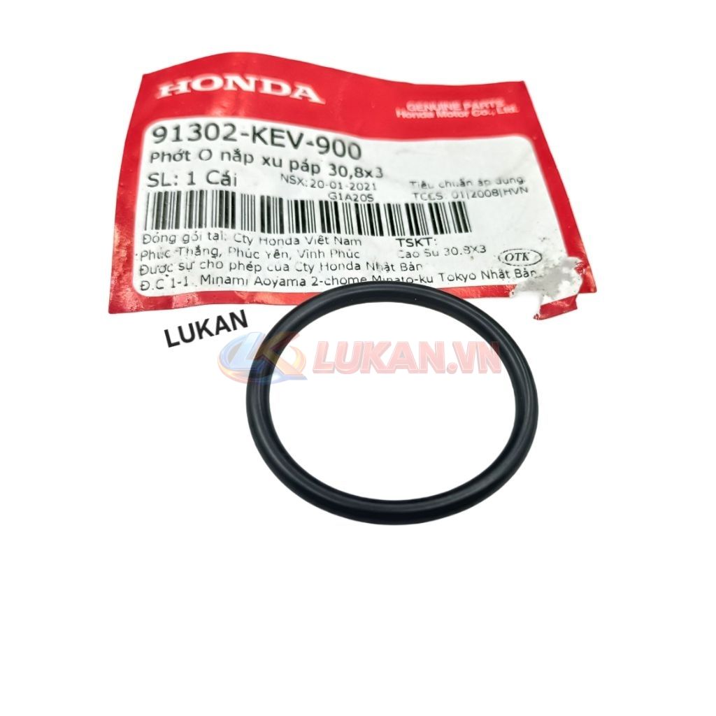Gioăng, ron sin cao su nắp xupap zin 91302-KEV-900 - Ảnh 2