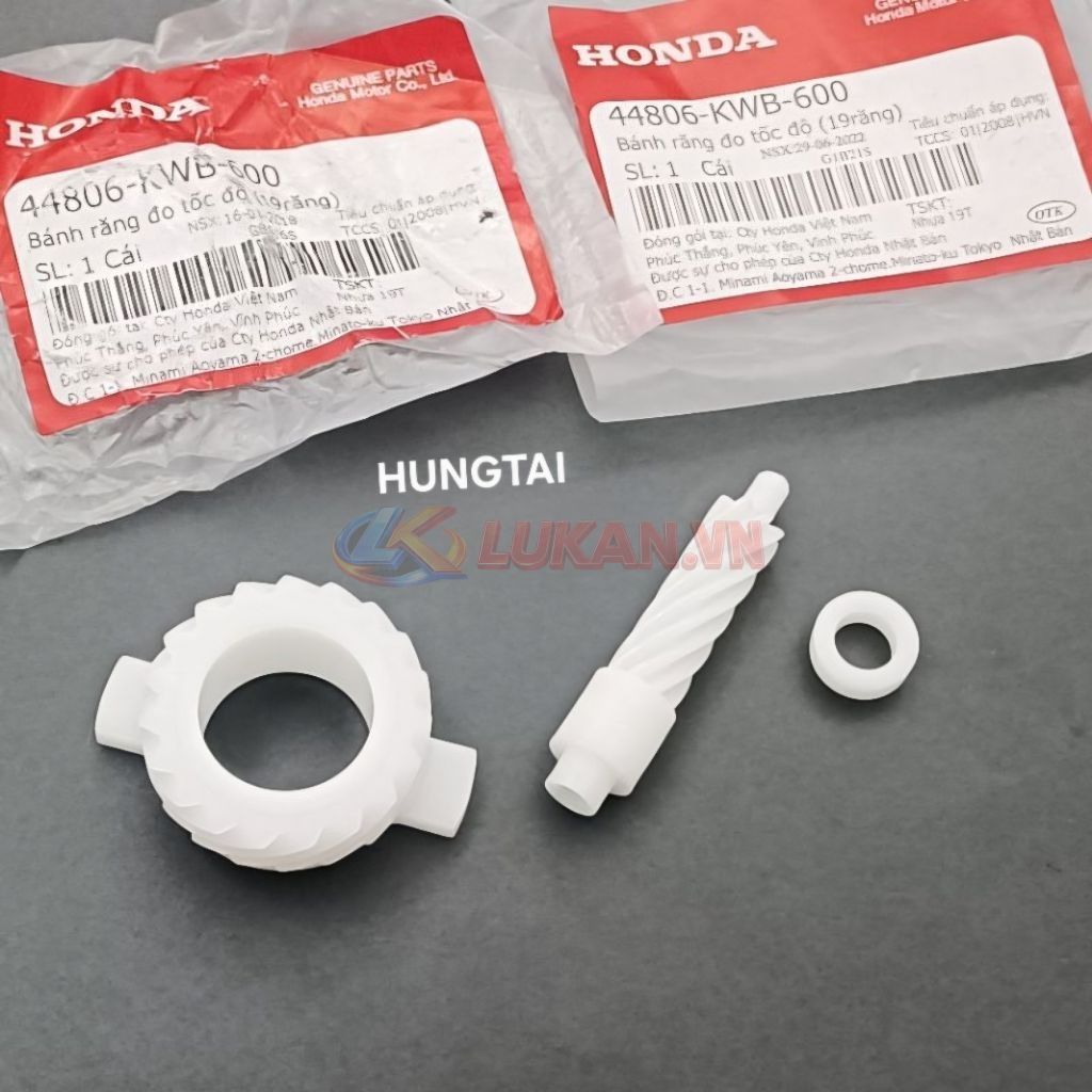 Cặp bánh răng, nhông công tơ mét FUTURE MẬP, LED 125.... zin 44806-KWB-600 - Ảnh 2