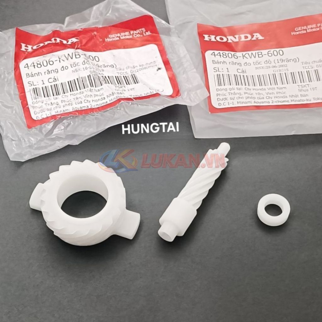 Cặp bánh răng, nhông công tơ mét FUTURE MẬP, LED 125.... zin 44806-KWB-600 - Ảnh 3